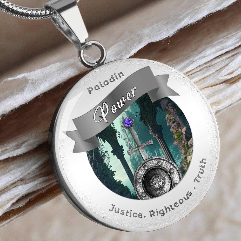Paladin - RPG Fantasy Affirmation Necklace - More Than CharmsMore Than Charms