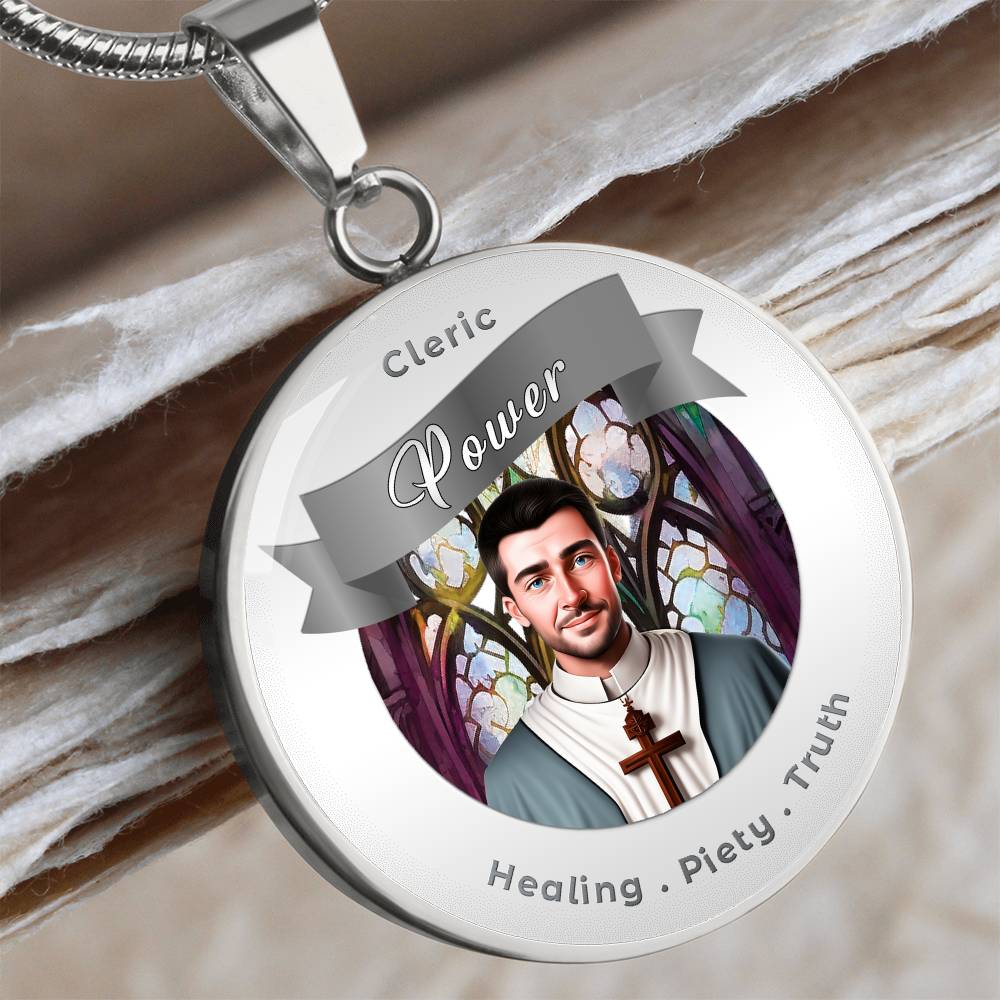 Cleric - RPG Fantasy Affirmation Necklace - More Than CharmsMore Than Charms