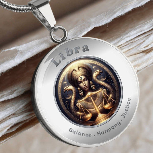 Libra- Charm Necklace - This Luxury Charm Necklace is more than just an accessory — it’s a soulful expression of your journey, dreams, and intentions. Designed with meaning, each charm carries powerful affirmation words, images, or symbols that speak to y