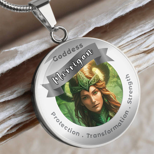 Morrigan - Charm Necklace - This Luxury Charm Necklace is more than just an accessory — it’s a soulful expression of your journey, dreams, and intentions. Designed with meaning, each charm carries powerful affirmation words, images, or symbols that speak