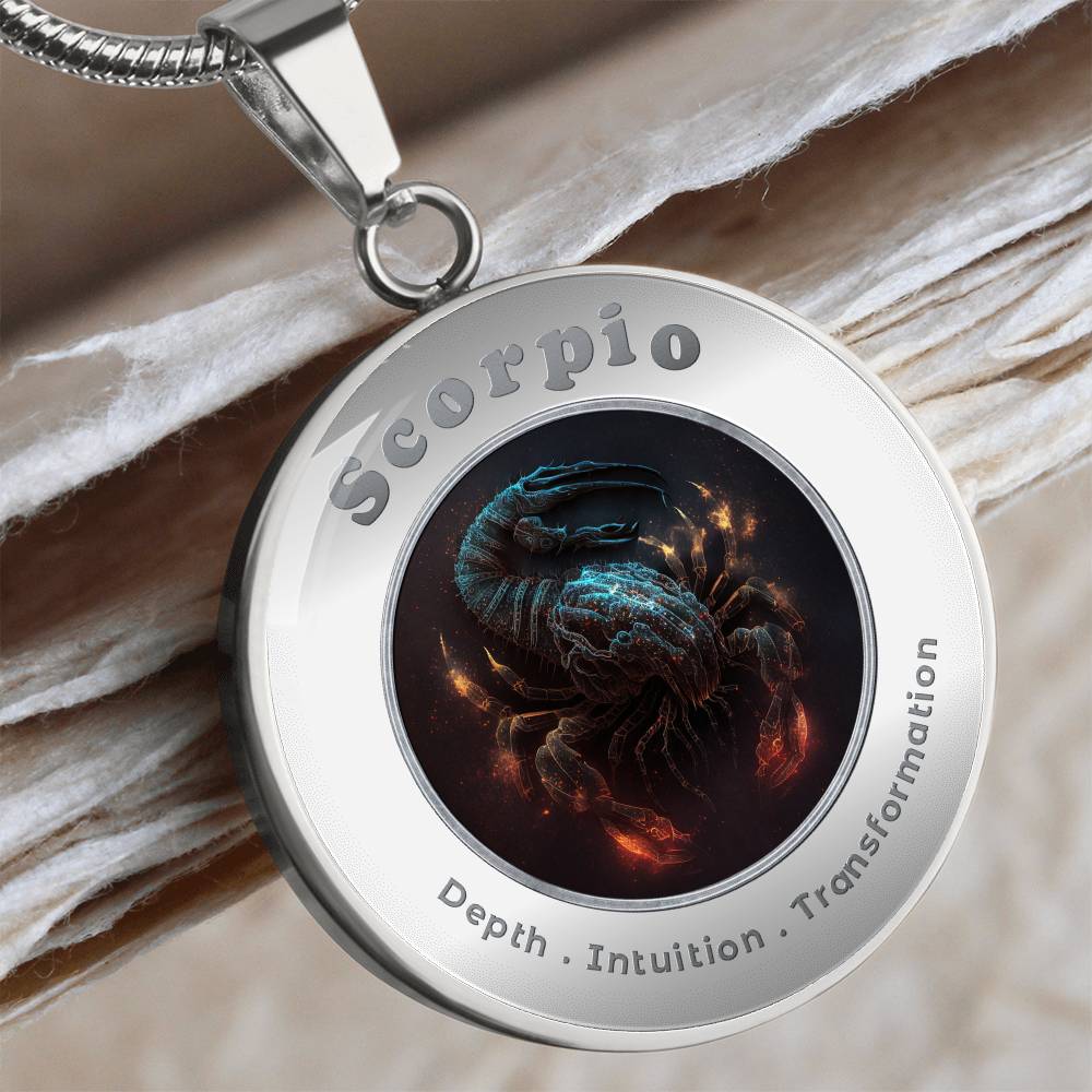 Scorpio - Affirmation Necklace - More Than CharmsMore Than Charms