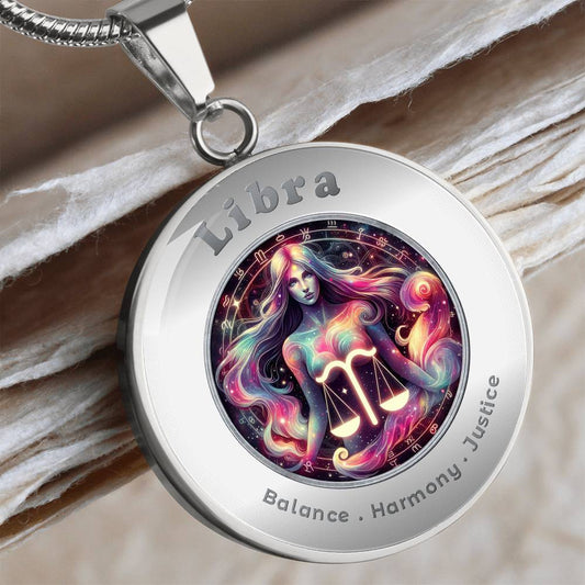 Libra- Charm Necklace - This Luxury Charm Necklace is more than just an accessory — it’s a soulful expression of your journey, dreams, and intentions. Designed with meaning, each charm carries powerful affirmation words, images, or symbols that speak to y