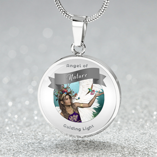 Nature - Guardian Angel Charm Necklace - This Luxury Charm Necklace is more than just an accessory — it’s a soulful expression of your journey, dreams, and intentions. Designed with meaning, each charm carries powerful affirmation words, images, or symbol
