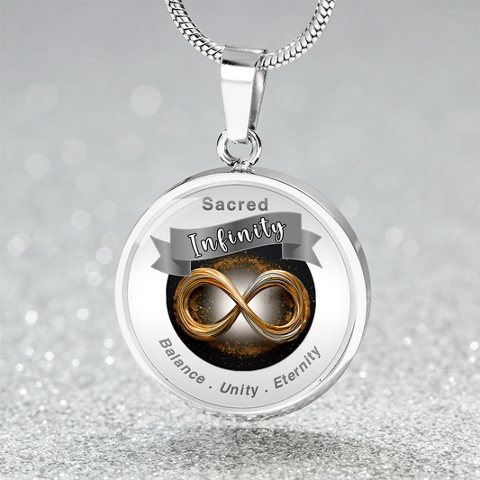 Infinity Symbol Charm Necklace