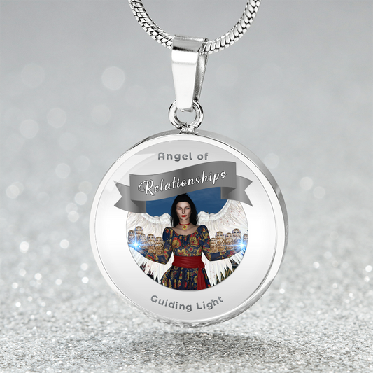 Relationships - Guardian Angel Charm Necklace - This Luxury Charm Necklace is more than just an accessory — it’s a soulful expression of your journey, dreams, and intentions. Designed with meaning, each charm carries powerful affirmation words, images, or