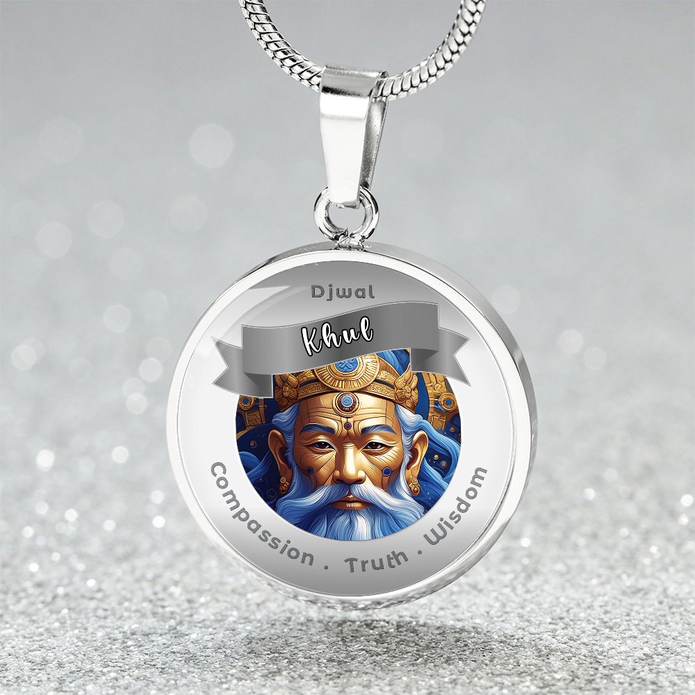 Djwal Khul - Affirmation Necklace For Compassion, Truth & Wisdom - More Than CharmsMore Than Charms