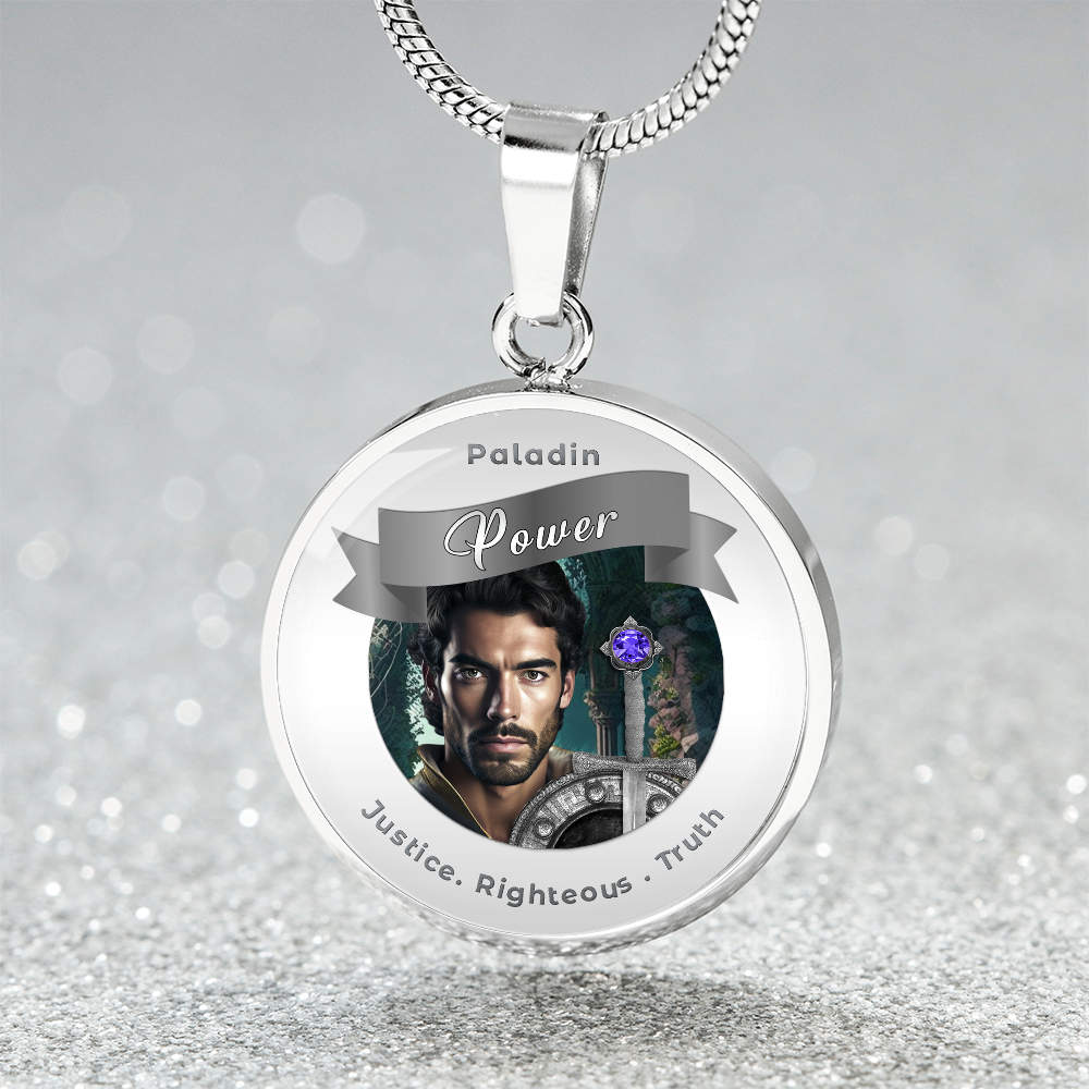 Paladin - RPG Fantasy Affirmation Necklace - More Than CharmsMore Than Charms