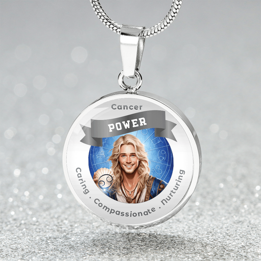 Divine Masculine Cancer - Affirmation Pendant