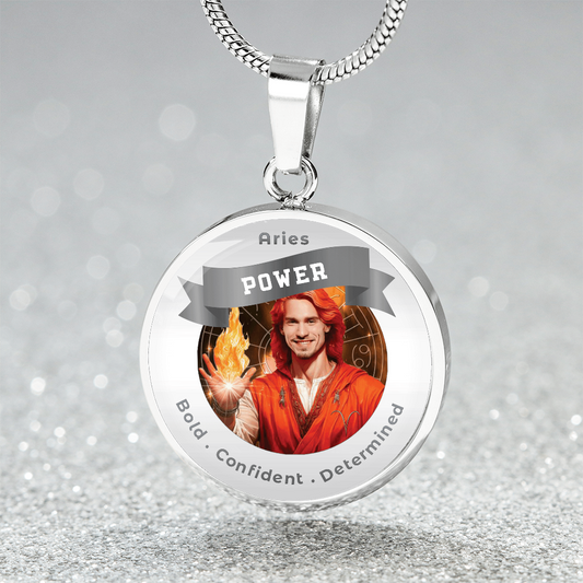 Divine Masculine Aries - Affirmation Pendant