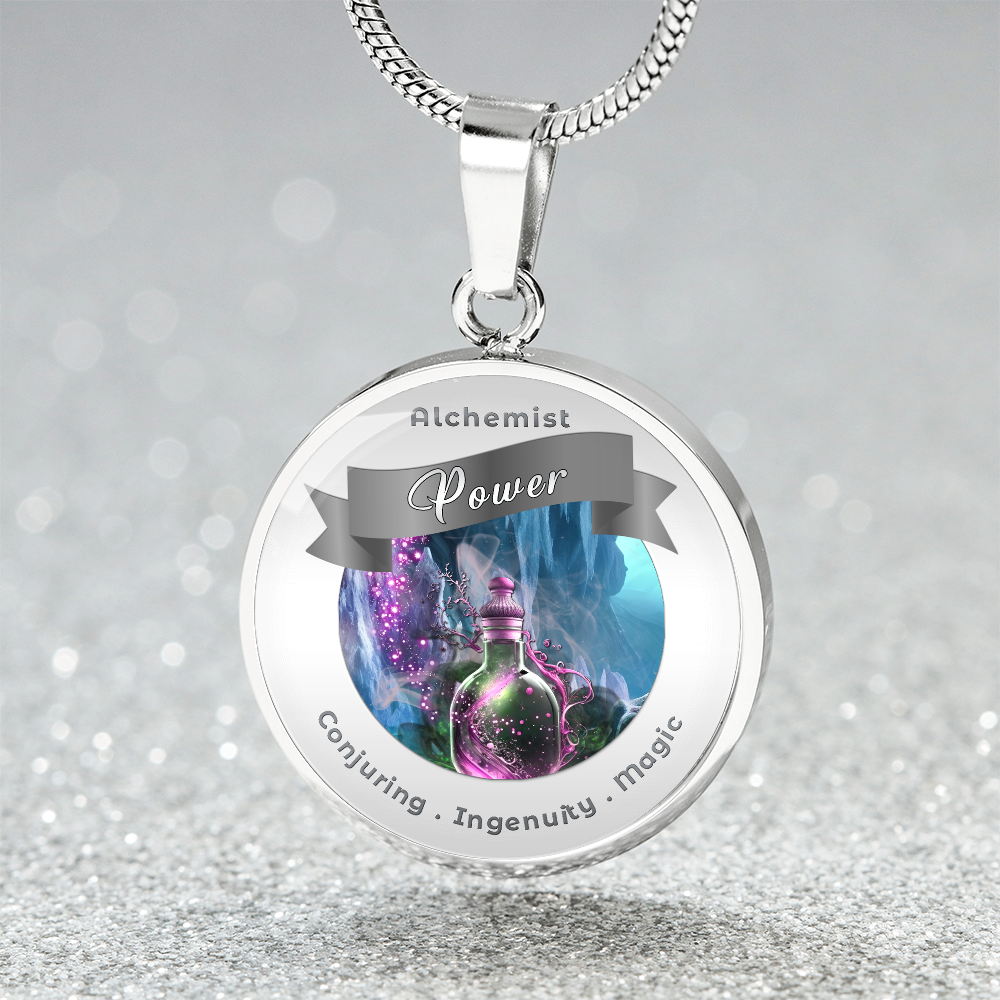 Alchemist 2 - RPG Fantasy Affirmation Necklace - More Than CharmsMore Than Charms