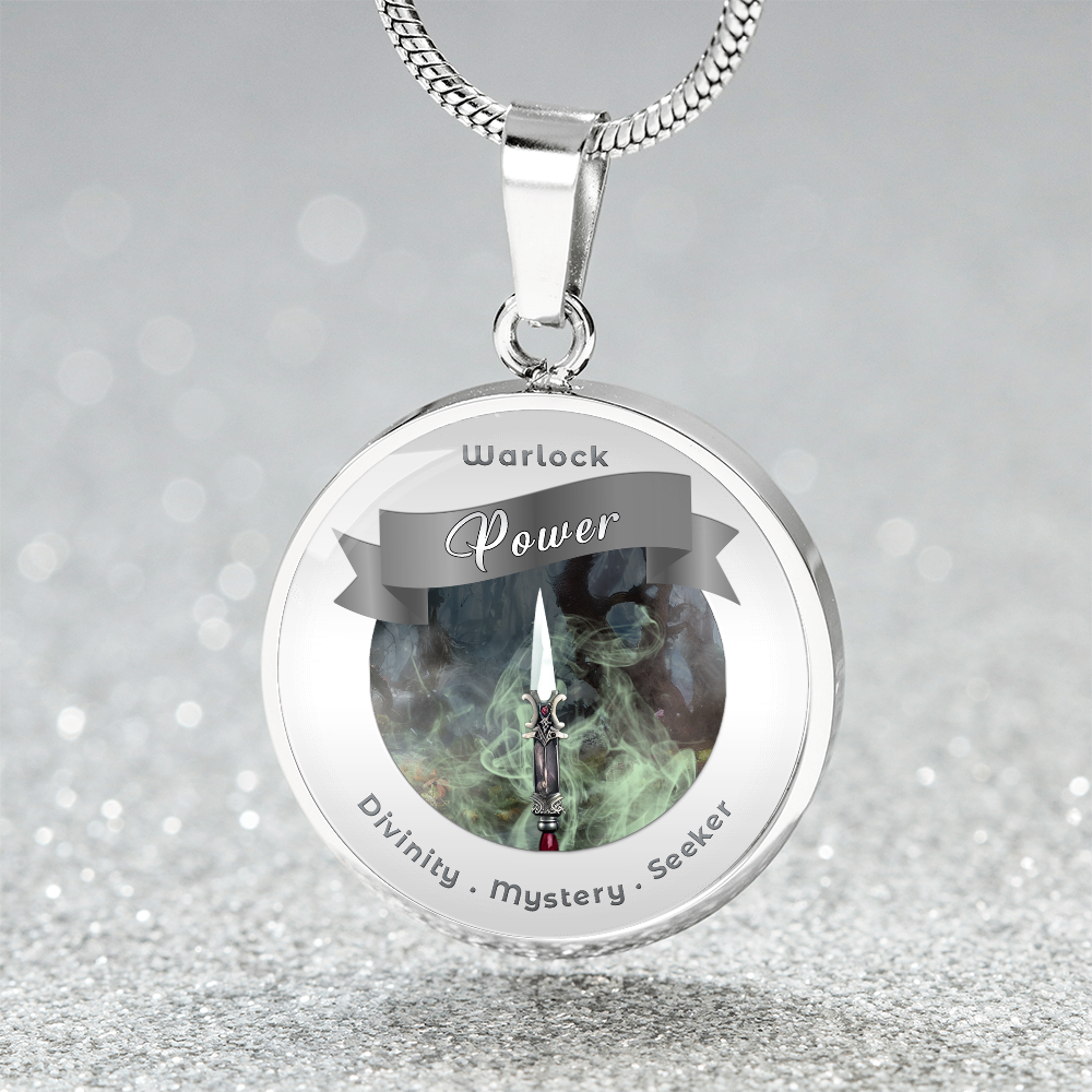 Warlock - RPG Fantasy Affirmation Necklace - More Than CharmsMore Than Charms