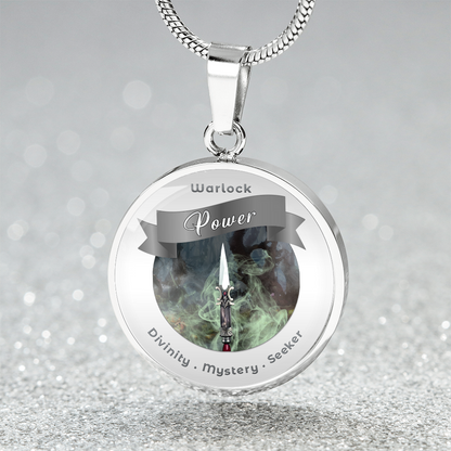 Warlock - RPG Fantasy Affirmation Necklace - More Than CharmsMore Than Charms