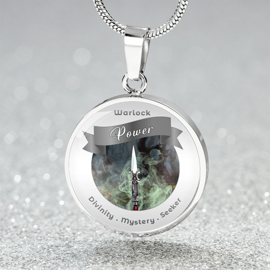 Warlock - RPG Fantasy Charm Necklace - This Luxury Charm Necklace is more than just an accessory — it’s a soulful expression of your journey, dreams, and intentions. Designed with meaning, each charm carries powerful affirmation words, images, or symbols