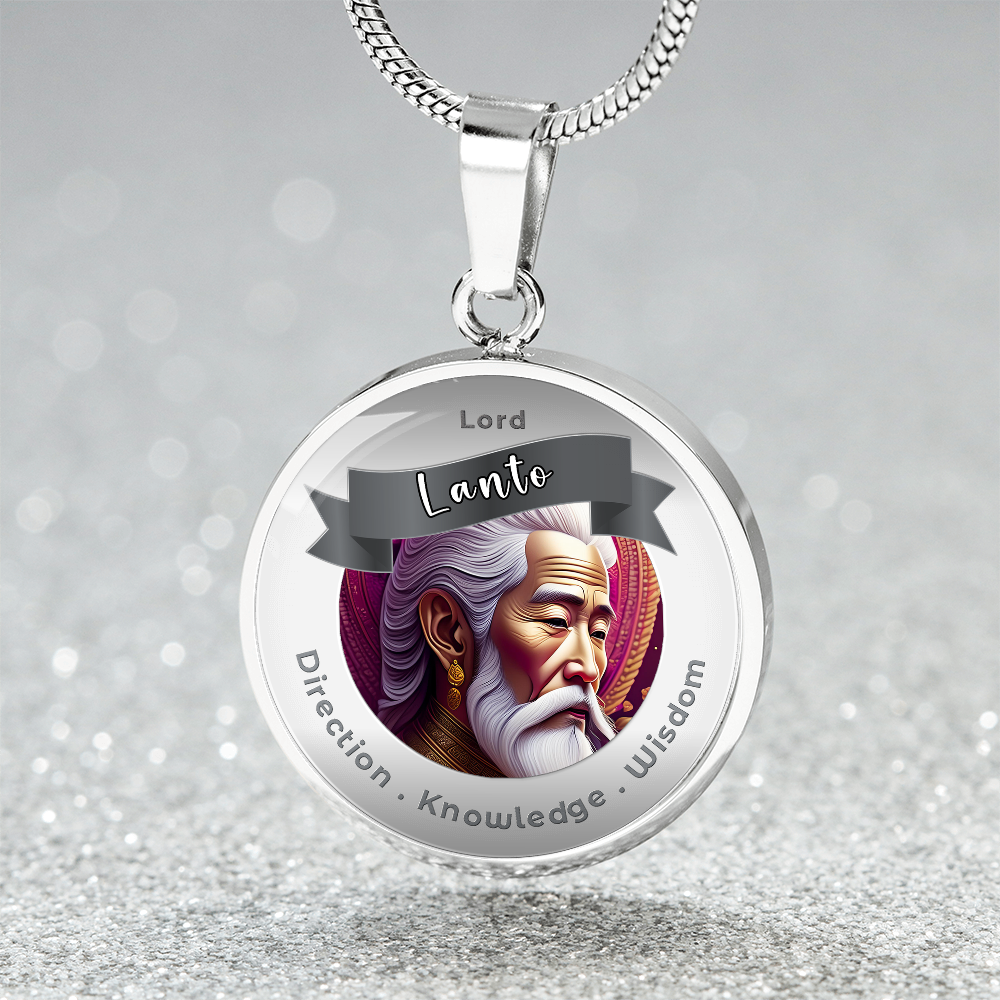 Lord Lanto Affirmation Necklace For Direction, Knowledge & Wisdom - More Than CharmsMore Than Charms
