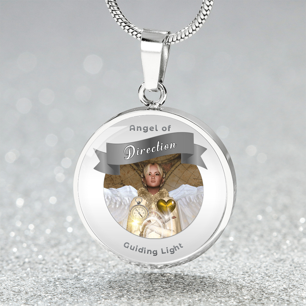 Direction - Guardian Angel Affirmation Necklace - More Than CharmsMore Than Charms
