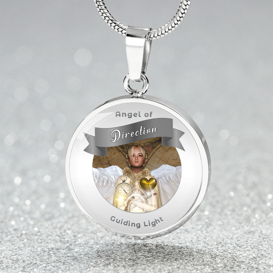 Direction - Guardian Angel Charm Necklace - This Luxury Charm Necklace is more than just an accessory — it’s a soulful expression of your journey, dreams, and intentions. Designed with meaning, each charm carries powerful affirmation words, images, or sym