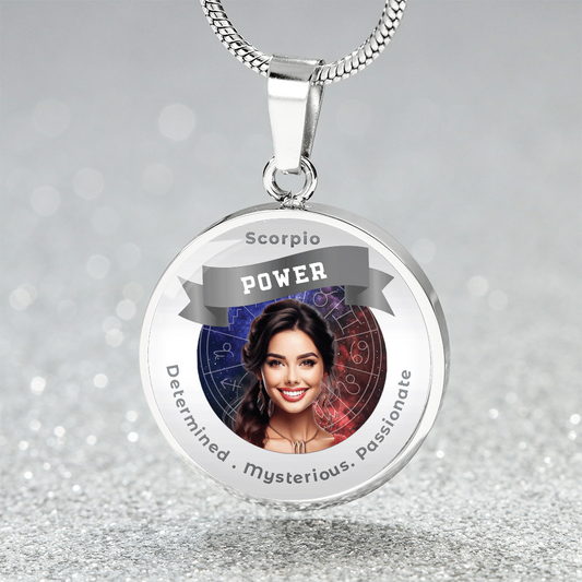 Divine Feminine Scorpio - Affirmation Pendant