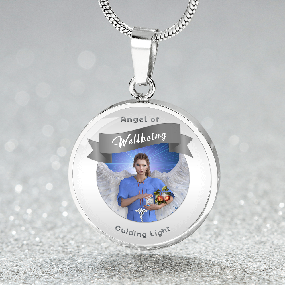 Wellbeing - Guardian Angel Affirmation Necklace - More Than CharmsMore Than Charms