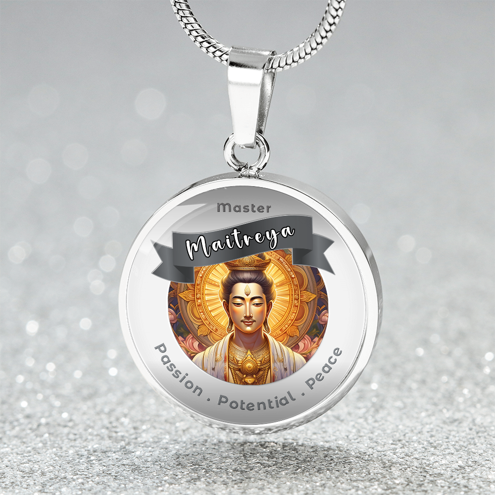 Maitreya - Affirmation Necklace For Passion, Potential & Peace - More Than CharmsMore Than Charms