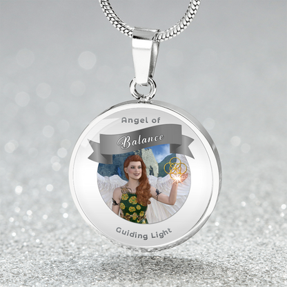 Balance - Guardian Angel Affirmation Necklace - More Than CharmsMore Than Charms