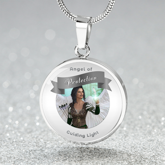 Protection - Guardian Angel Charm Necklace - This Luxury Charm Necklace is more than just an accessory — it’s a soulful expression of your journey, dreams, and intentions. Designed with meaning, each charm carries powerful affirmation words, images, or sy