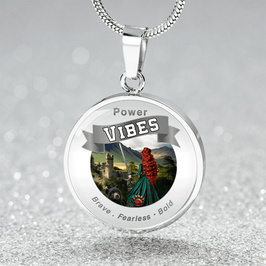 Power Vibes Affirmation Pendant - Brave Archer