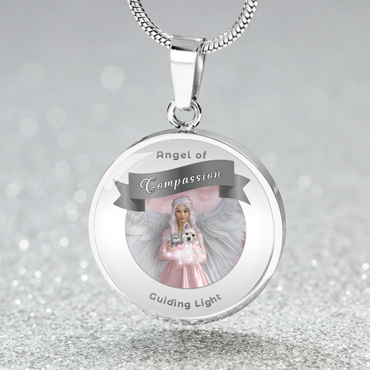 Compassion - Guardian Angel Charm Necklace - This Luxury Charm Necklace is more than just an accessory — it’s a soulful expression of your journey, dreams, and intentions. Designed with meaning, each charm carries powerful affirmation words, images, or sy