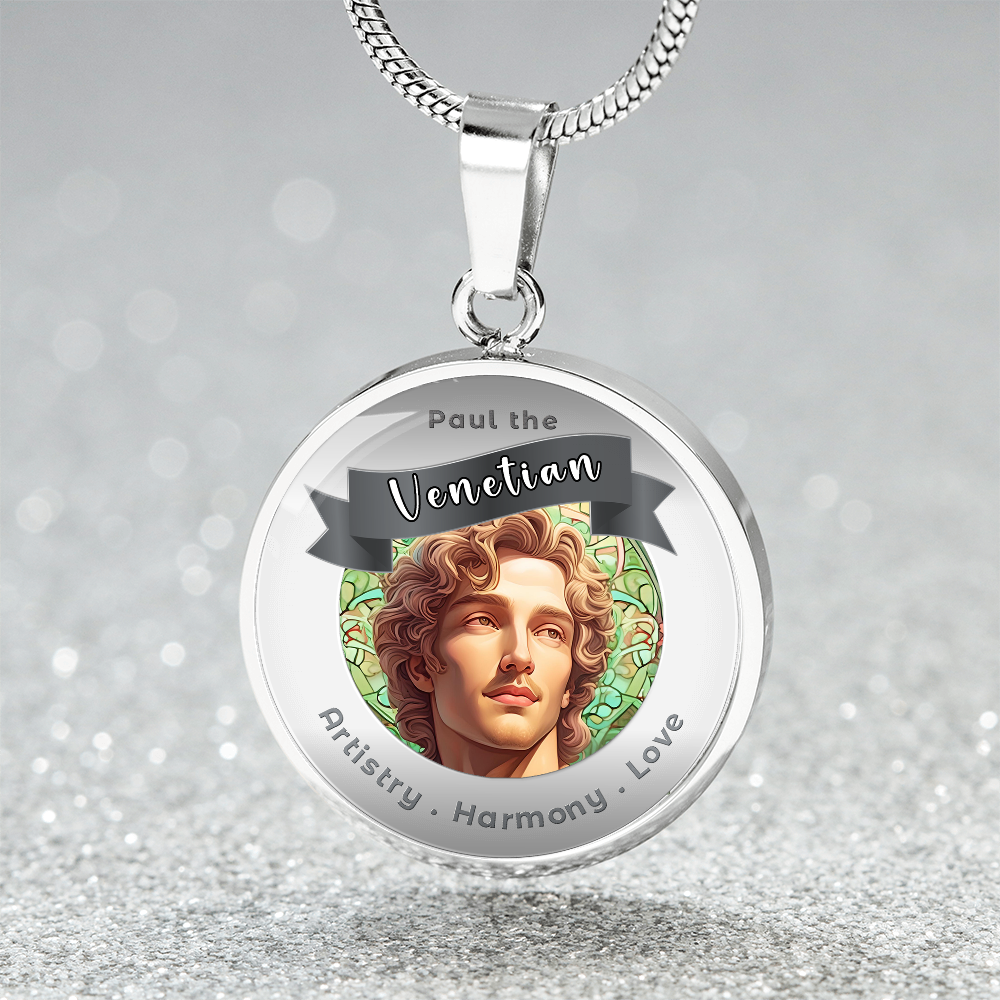 Paul The Venetian - Affirmation Necklace For Artistry, Harmony & Love - More Than CharmsMore Than Charms