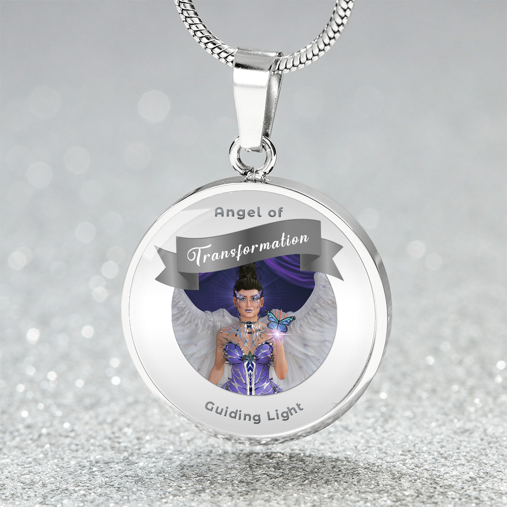 Transformation - Guardian Angel Affirmation Necklace - More Than CharmsMore Than Charms