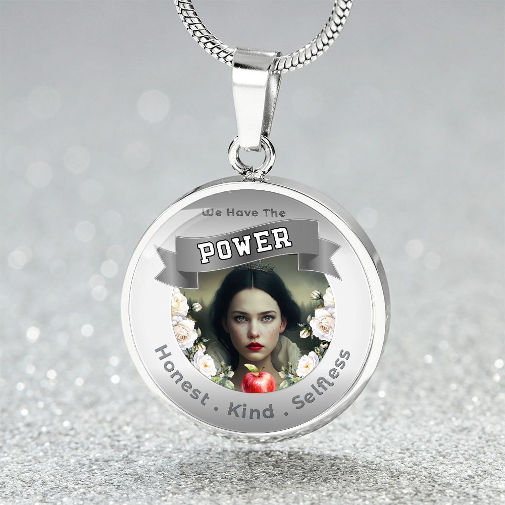 White As Snow - Affirmation Necklace - More Than CharmsMore Than Charms