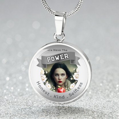 White As Snow - Affirmation Necklace - More Than CharmsMore Than Charms