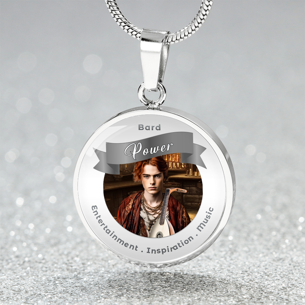 Bard - RPG Fantasy Affirmation Necklace - More Than CharmsMore Than Charms