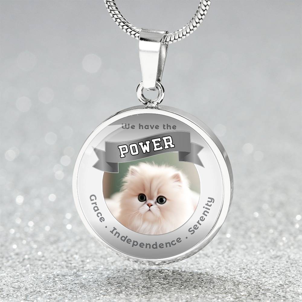 Persian - Cat Power Animal Affirmation Necklace - More Than CharmsMore Than Charms