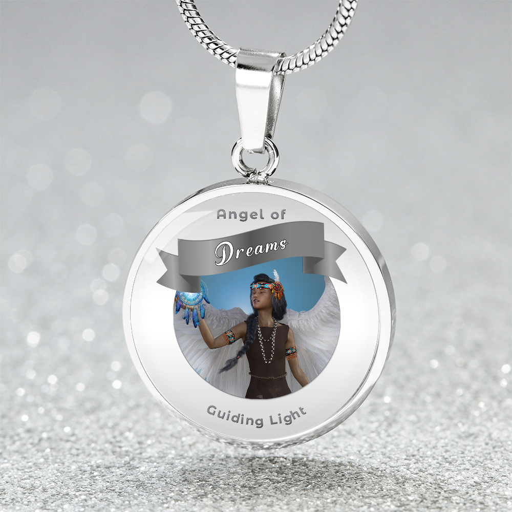 Dream - Guardian Angel Affirmation Necklace - More Than CharmsMore Than Charms