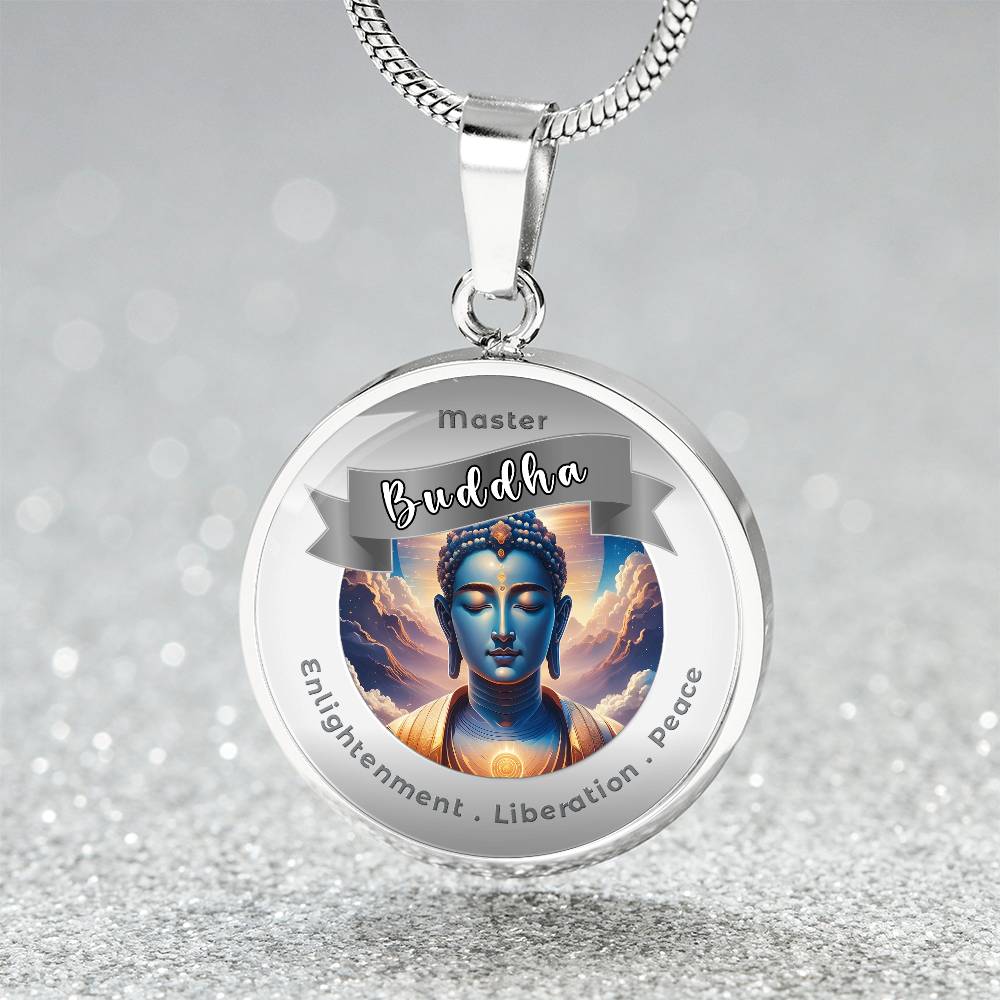 Buddha - Affirmation Necklace For Enlightenment, Liberation & Peace - More Than CharmsMore Than Charms