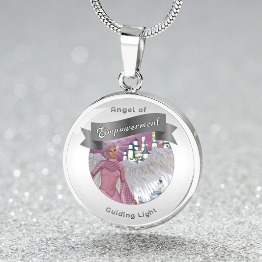 Empowerment - Guardian Angel Charm Necklace - This Luxury Charm Necklace is more than just an accessory — it’s a soulful expression of your journey, dreams, and intentions. Designed with meaning, each charm carries powerful affirmation words, images, or s