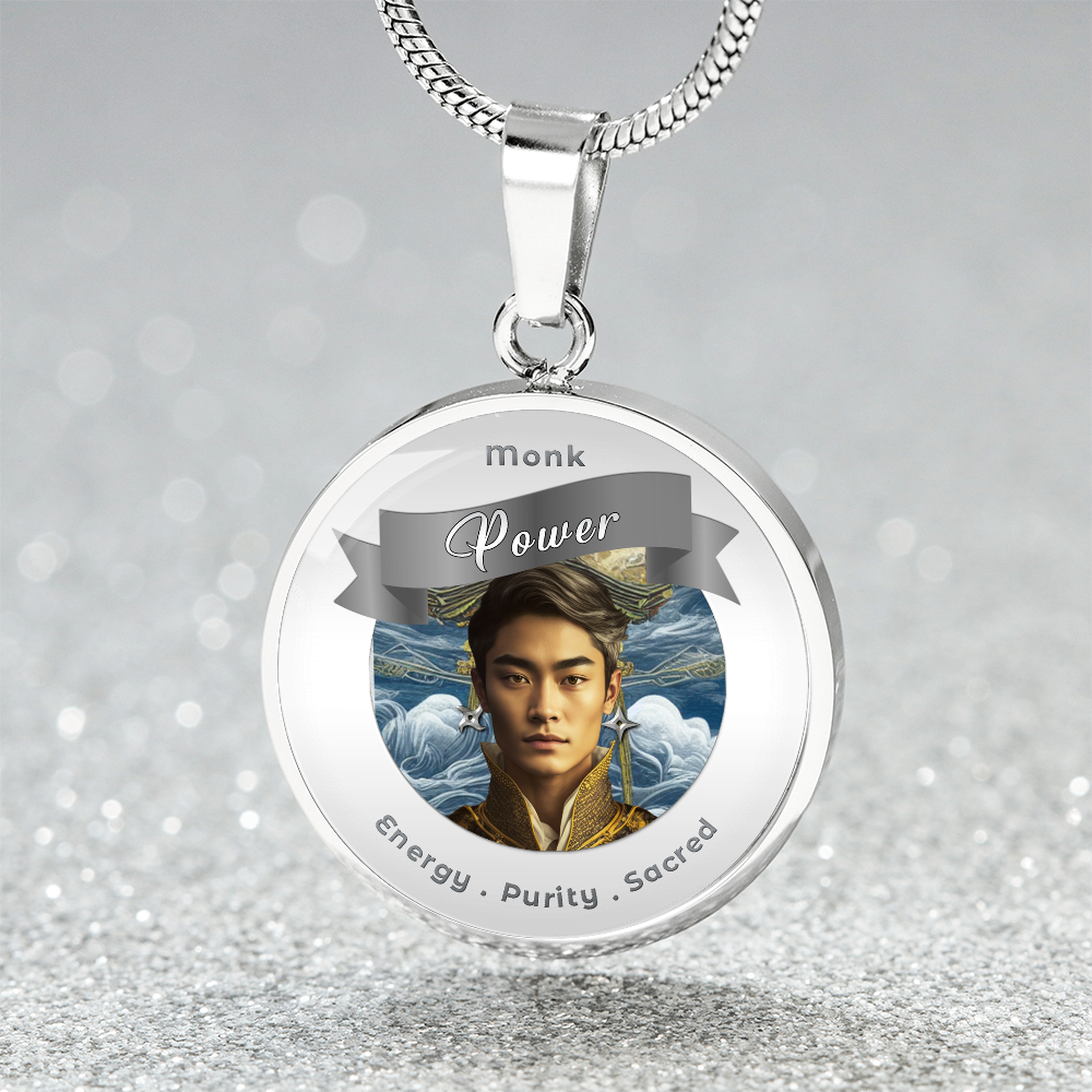 Monk - RPG Fantasy Affirmation Necklace - More Than CharmsMore Than Charms