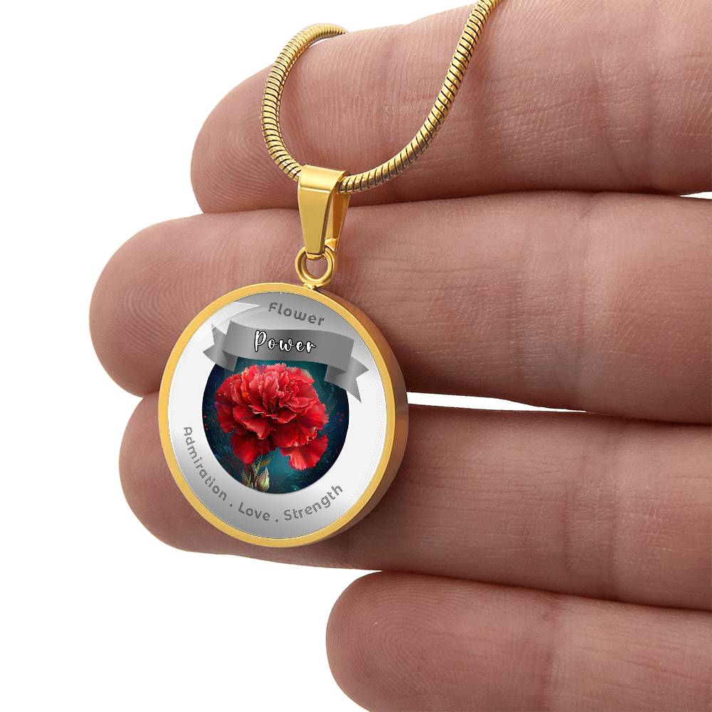 Carnation - Affirmation Necklace - More Than CharmsMore Than Charms