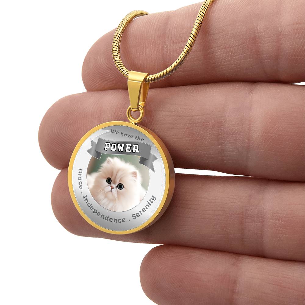 Persian - Cat Power Animal Affirmation Necklace - More Than CharmsMore Than Charms