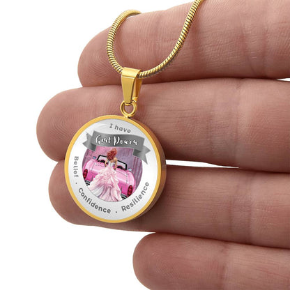 Girl Power - Red - Affirmation Necklace