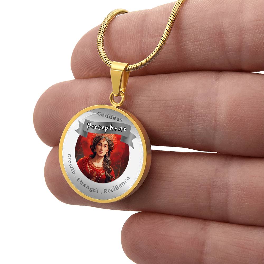 Persephone - Affirmation Pendant for Growth Strength Resilience- More Than CharmsMore Than Charms
