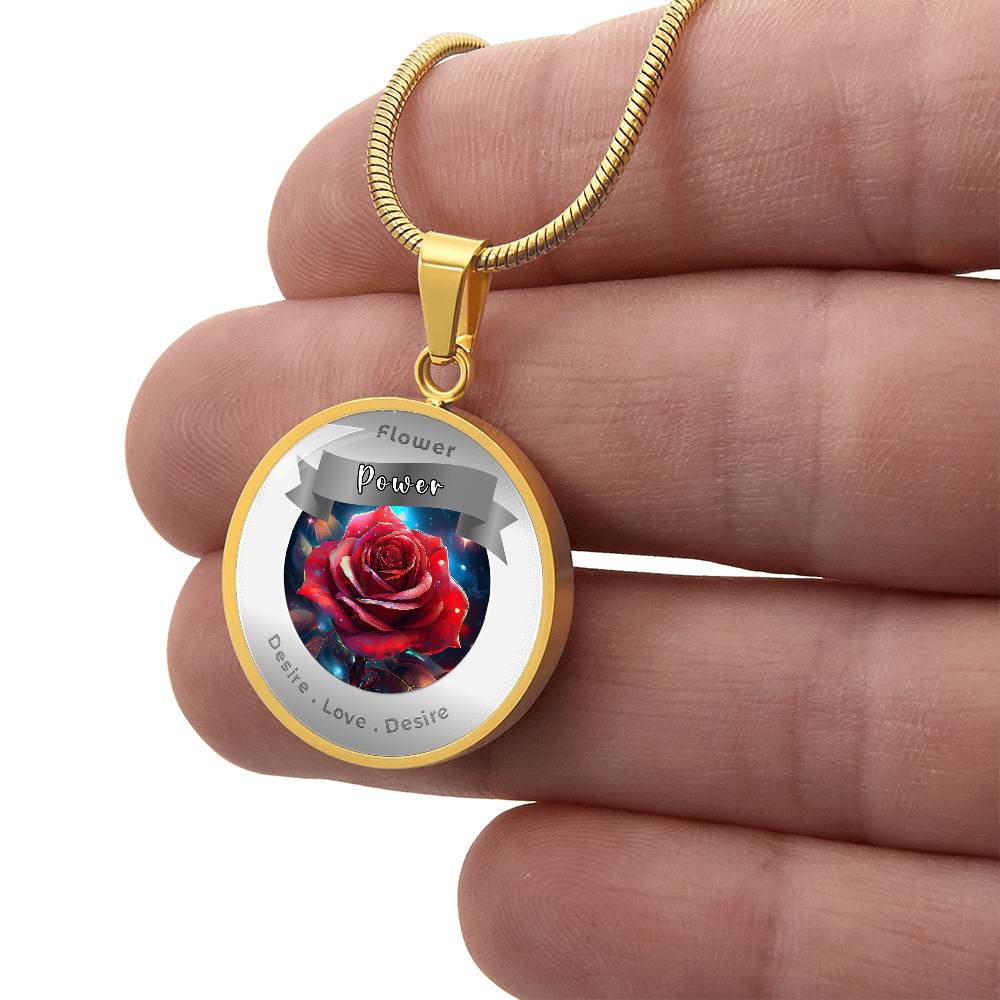 Rose - Affirmation Necklace - More Than CharmsMore Than Charms