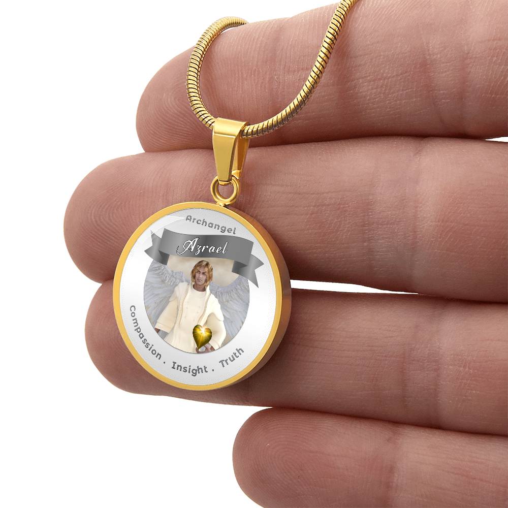 Archangel Azrael - Affirmation Necklace For Compassion, Insight & Truth - More Than CharmsMore Than Charms