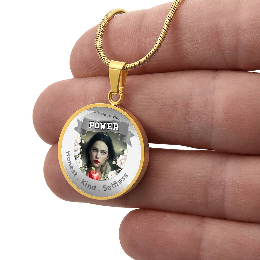 White As Snow - Affirmation Necklace - More Than CharmsMore Than Charms