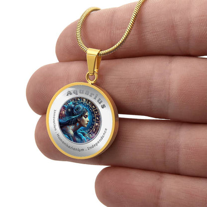 Aquarius - Affirmation Necklace - More Than CharmsMore Than Charms