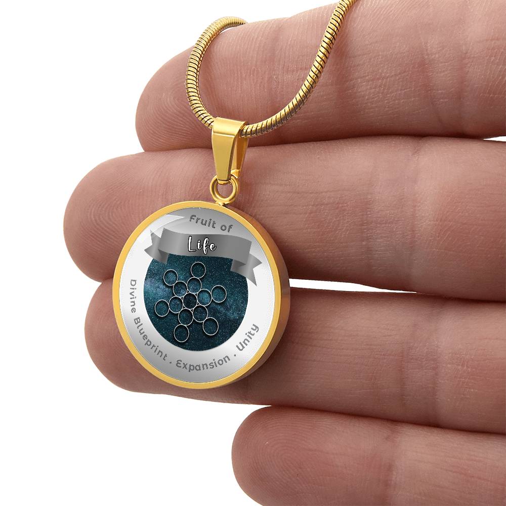 Fruit of Life - Expansion Unity Divine Blueprint - Affirmation Necklace - More Than CharmsMore Than Charms