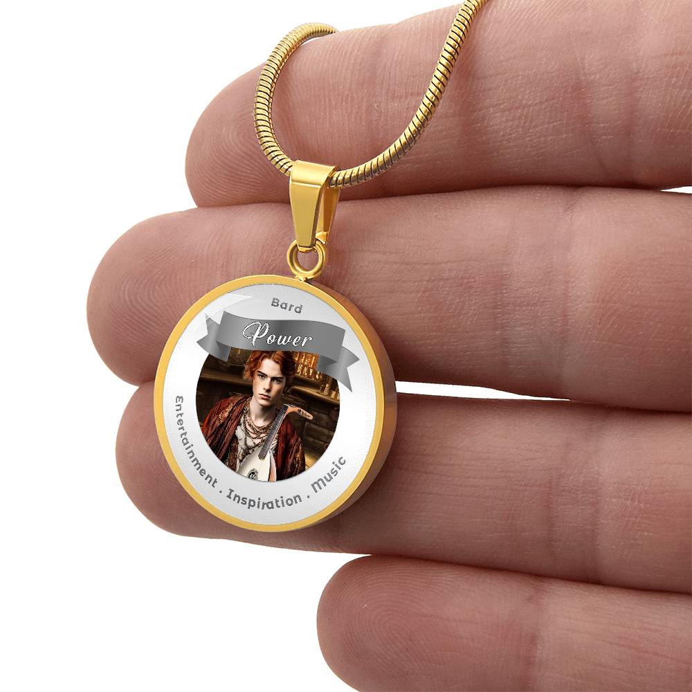 Bard - RPG Fantasy Affirmation Necklace - More Than CharmsMore Than Charms