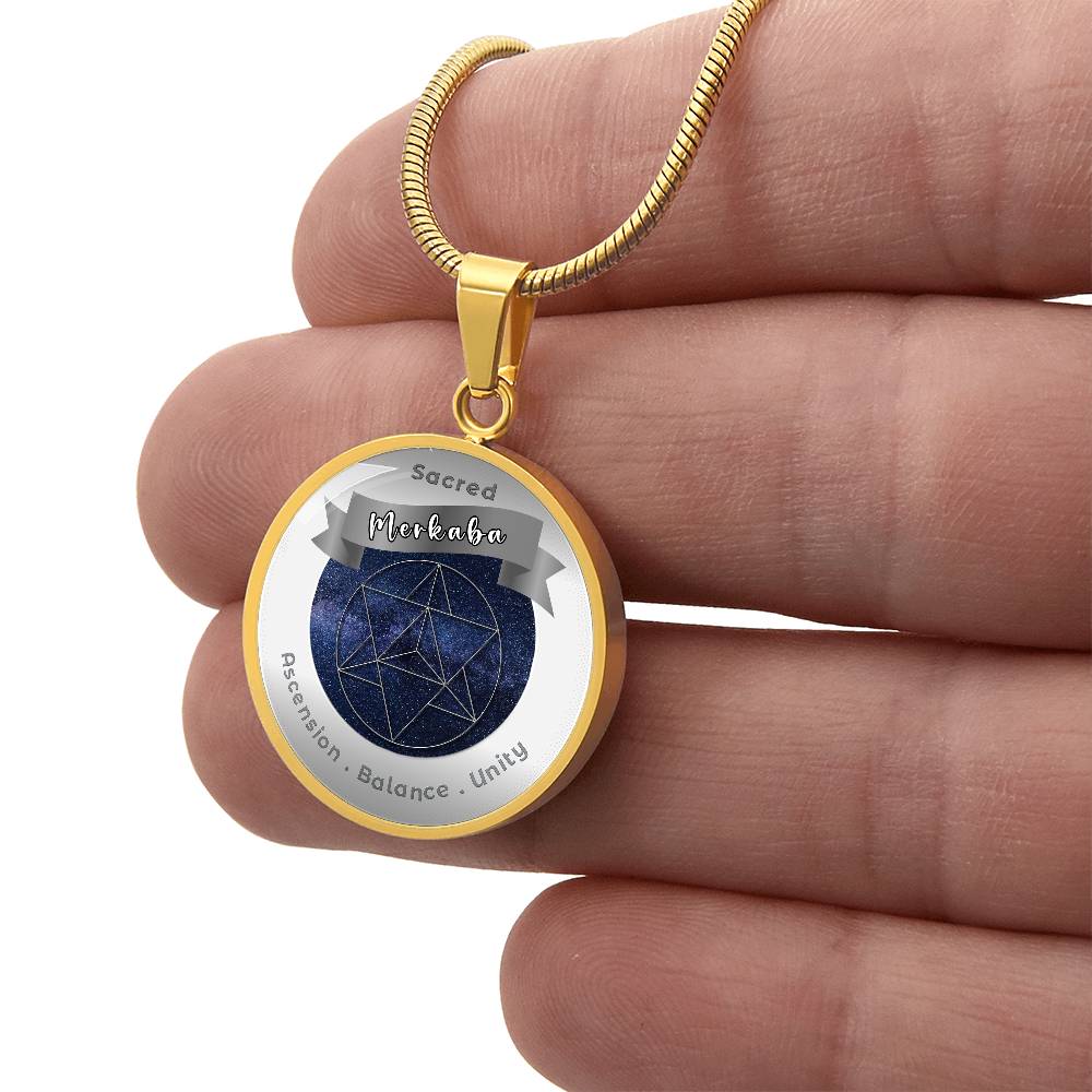 Merkaba - Ascension Balance Unity - Affirmation Necklace - More Than CharmsMore Than Charms