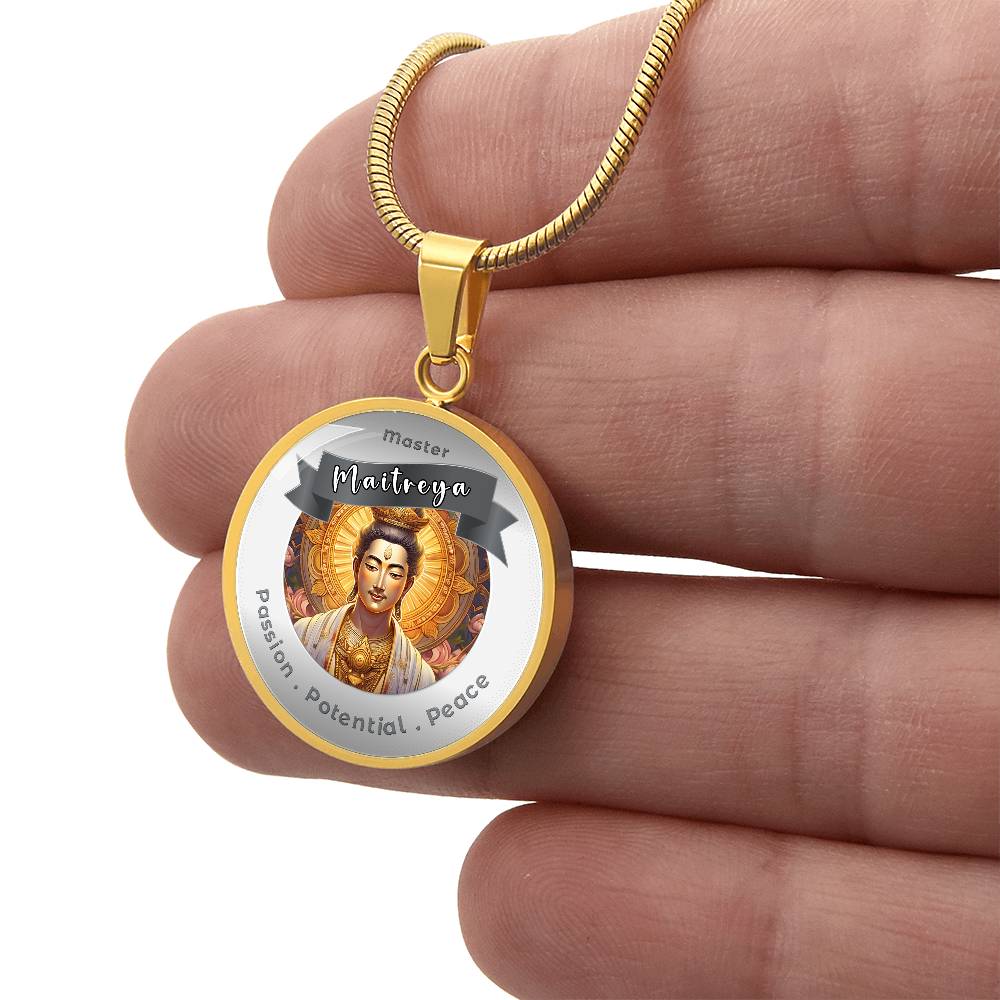 Maitreya - Affirmation Necklace For Passion, Potential & Peace - More Than CharmsMore Than Charms