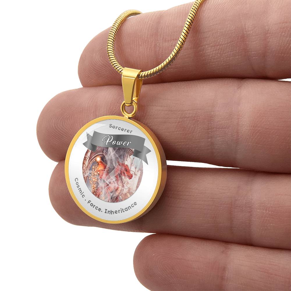 Sorcerer 2 - RPG Fantasy Affirmation Necklace - More Than CharmsMore Than Charms
